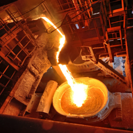 What are the melting points of different types of steel